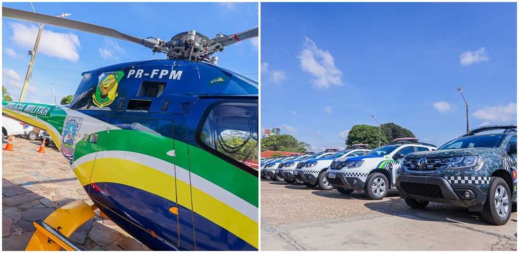 Com novo helicóptero e quase 200 viaturas, Governo do Piauí reforça segurança no estado