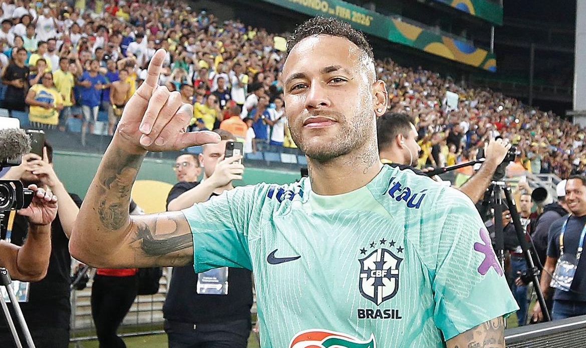 Neymar está fora da Copa América de 2024
