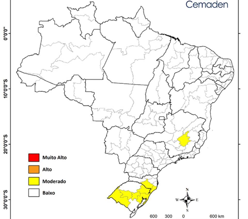 Piauí pode ter tempestades isoladas, mas apresenta baixo risco de eventos geo-hidrológicos