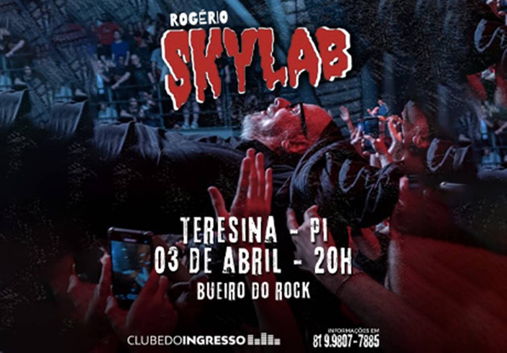 Rogério Skylab faz show em Teresina em abril; ingressos já estão à venda
