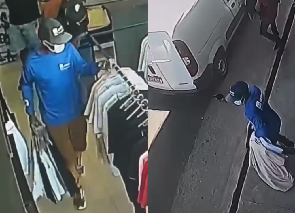 Usando furgão, criminosos assaltam loja de roupas em Timon; assista o vídeo