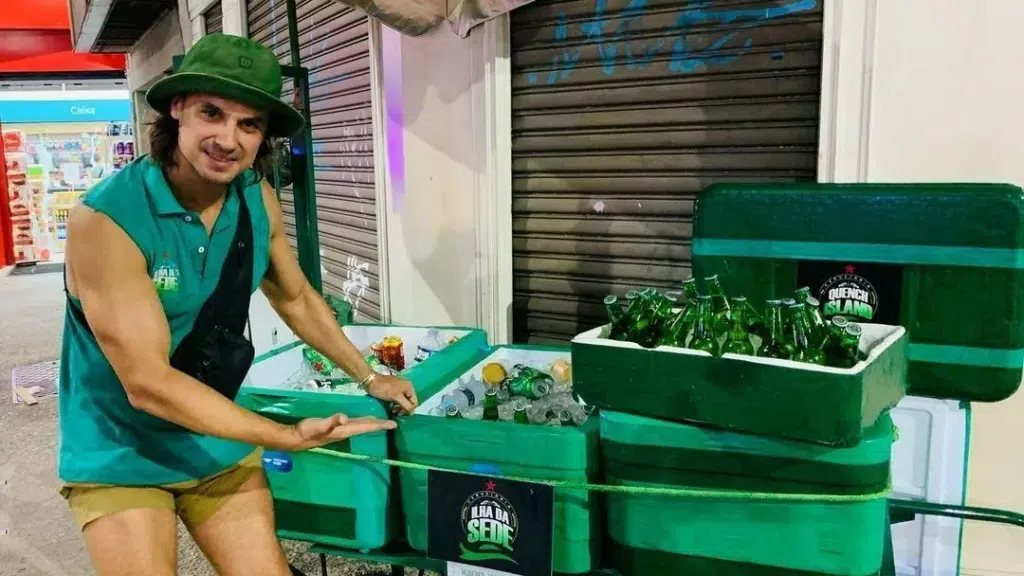 Ator da Globo larga emissora e decide virar vendedor ambulante no Rio de Janeiro
