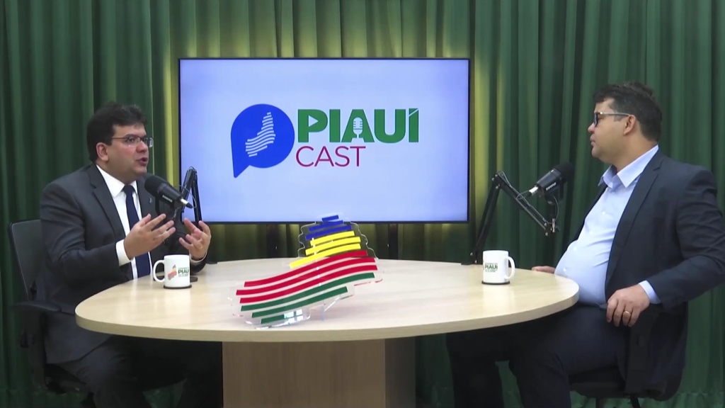 Governo do Piauí lança Piauí Cast; no primeiro episódio, Rafael Fonteles entrevista Chico Lucas