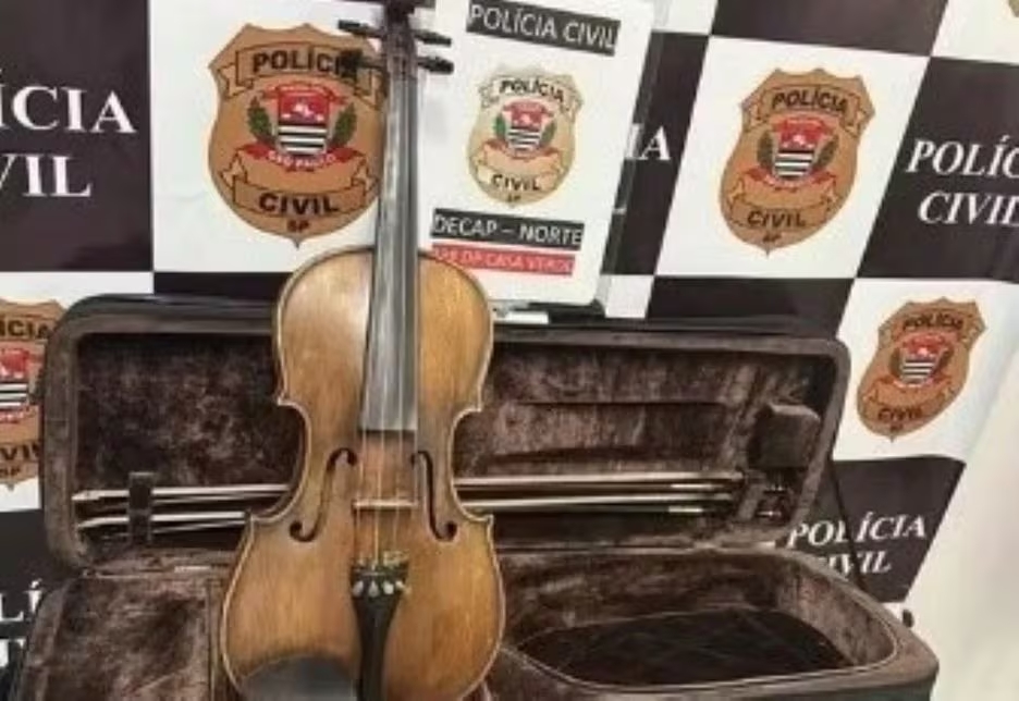 Homem é preso depois de tentar vender violino furtado de 100 anos para o próprio dono