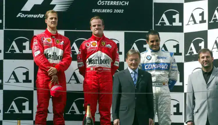 Lembra quando Barrichello entregou corrida para Schumacher? Piloto brasileiro revela o que fez depois