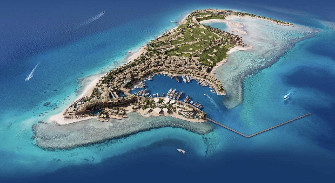 Arábia Saudita constrói ‘ilha de luxo’ para turistas